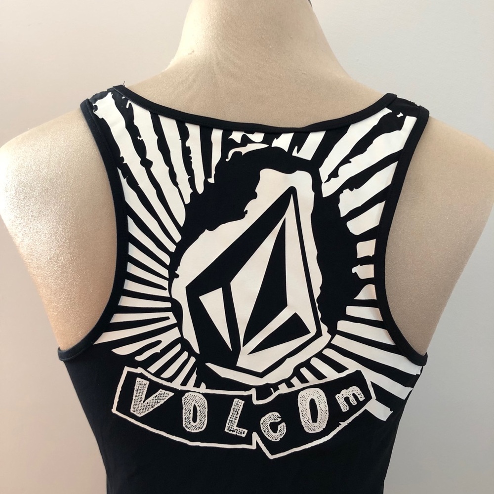 Volcom Tank top Black Logo Back Sz L